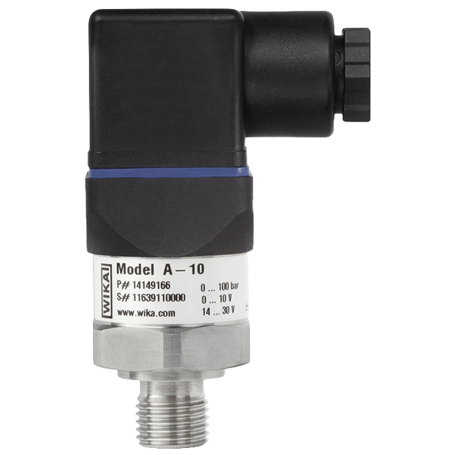 WIKA Pressure Transmitter for General Industrial Applications, Model A-10